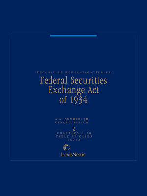 cover image of Federal Securities Exchange Act of 1934